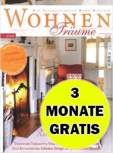 WohnenTräume Magazin Abo